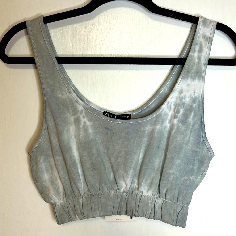Zara tie dye Crop Tank